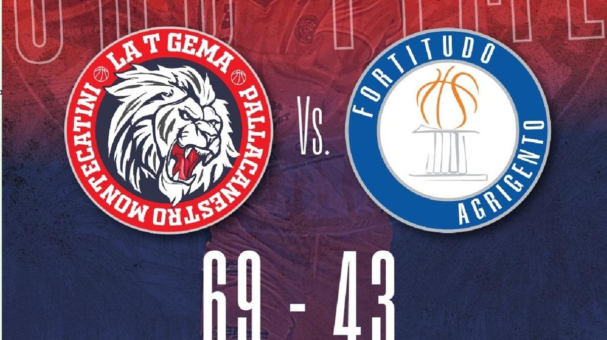 Serie B - T Gema Montecatini sovrasta la Moncada Agrigento