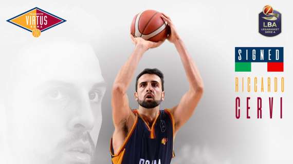 UFFICIALE LBA - Riccardo Cervi è un nuovo giocatore della Virtus Roma