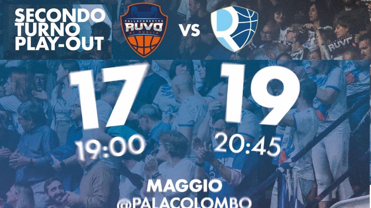 Playout Ruvo–Roseto, atto primo: al PalaColombo parte la serie che vale una stagione