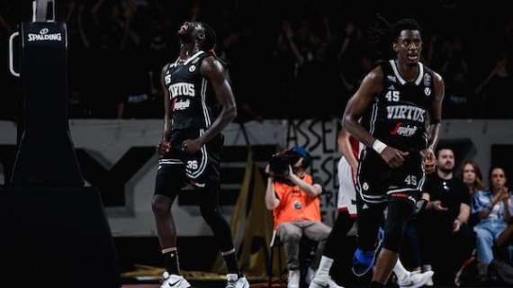 Virtus Bologna, Diouf: «Non abbiamo mai mollato. Tenere questa intensità nella serie»