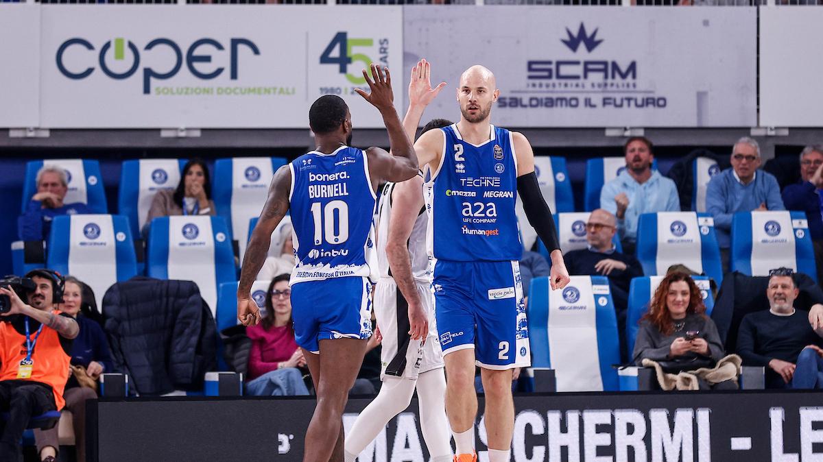 Brescia risale dalla doppia cifra di svantaggio e batte Tortona tornando alla vittoria