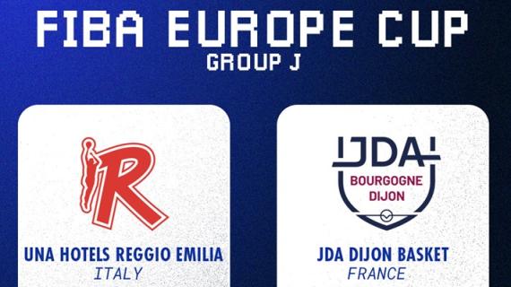 FIBA Europe Cup: ecco girone e calendario della UNA Hotels