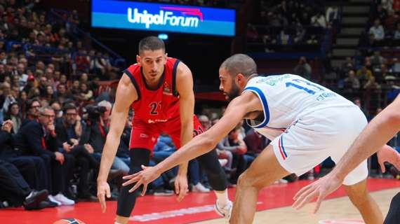 EL highlights: l'Olimpia Milano si smarrisce al Forum mentre l'Anadolu Efes vola