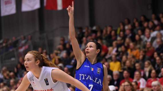 Nazionale A femminile - EuroBasket Women 2021 Qualifiers: a Gentofte la Danimarca è sconfitta dall' Italia 