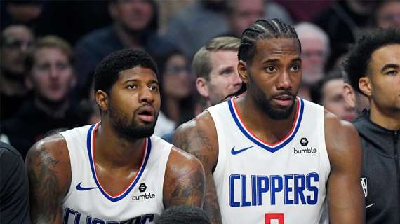 NBA - Clippers, Covid-19: Kawhi Leonard e Paul George in isolamento