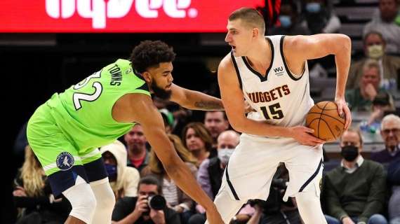 NBA - I Denver Nuggets fanno il colpo in casa dei Timberwolves