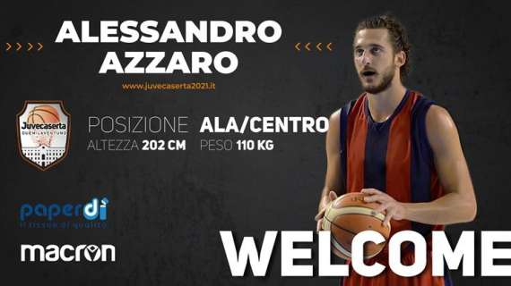 Serie B - Alessandro Azzaro alla firma con la Paperdi Juvecaserta 