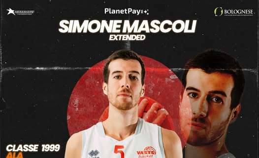 Serie B - Simone Mascoli confermato al terzo anno con il Vasto Basket