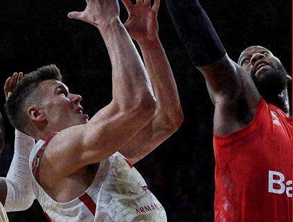 EuroLeague - Fatica in attacco l'Olimpia Milano, il Bayern ringrazia e passa all'incasso