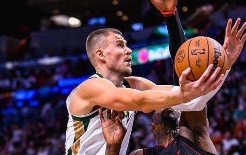 NBA - Porzingis commenta il suo infortunio nella gara dei Celtics a Miami