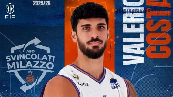 Serie B - Svincolati Milazzo: arriva il playmaker Valerio Costa