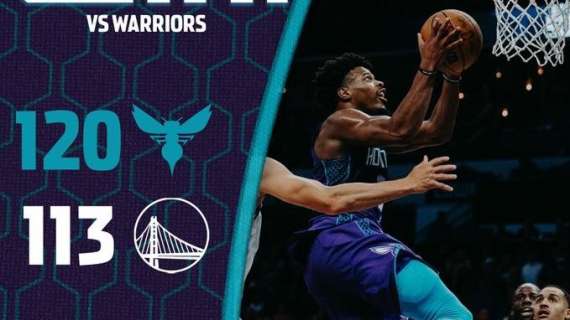 NBA - I Warriors cadono a Charlotte dopo i tempi supplementari