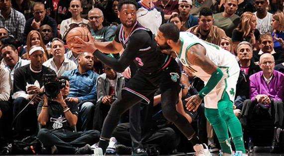 NBA - Wade e gli Heat nella gran serata contro i Celtics