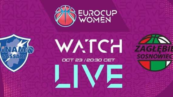 LIVE EC WOMEN - Dinamo Sassari vs MB Zaglebie Sosnowiec, diretta streaming