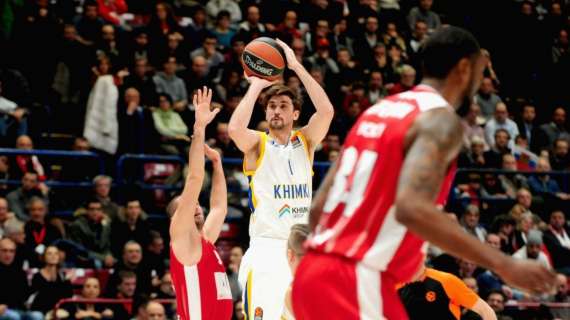EuroLeague - Milano sfigura nel secondo tempo e il Khimki passa al Forum con 29 punti di Shved