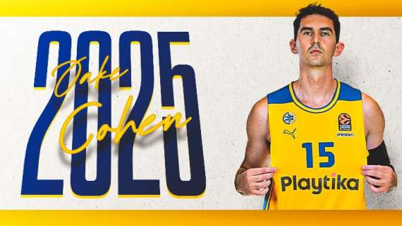 UFFICIALE EL - Jake Cohen e il Maccabi Tel Aviv insieme in'wl