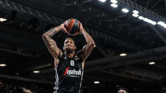 Virtus Bologna, l'infermeria: due out contro l'Asvel, rientra Clyburn