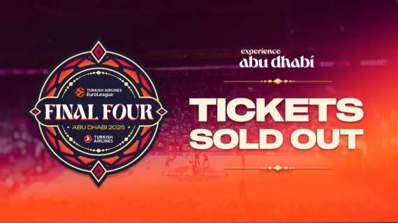 Incredibile EuroLeague, in 7 ore sold out i biglietti per le F4 a Abu Dhabi