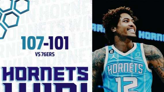 NBA - Gli Hornets approfittano della ridimensionata Philadelphia