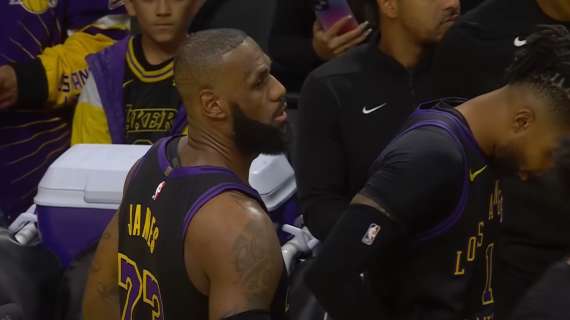 NBA - Lakers, LeBron James salterà la partita contro i Timberwolves domani notte