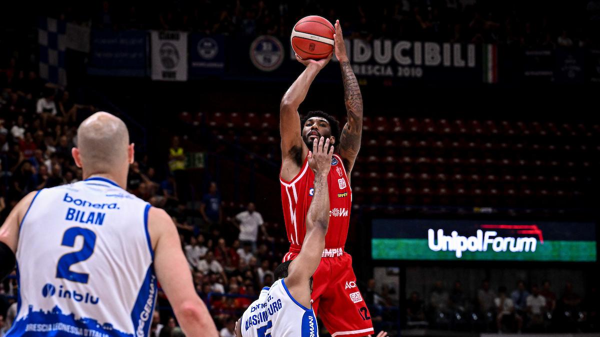 Olimpia Milano vs Germani Brescia: diretta 4Q 76-59 2'