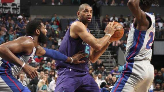 NBA - Gli Hornets fanno un sol boccone dei Pistons