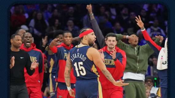 NBA - I Pelicans si prendono il Wells Fargo Center dei Sixers!