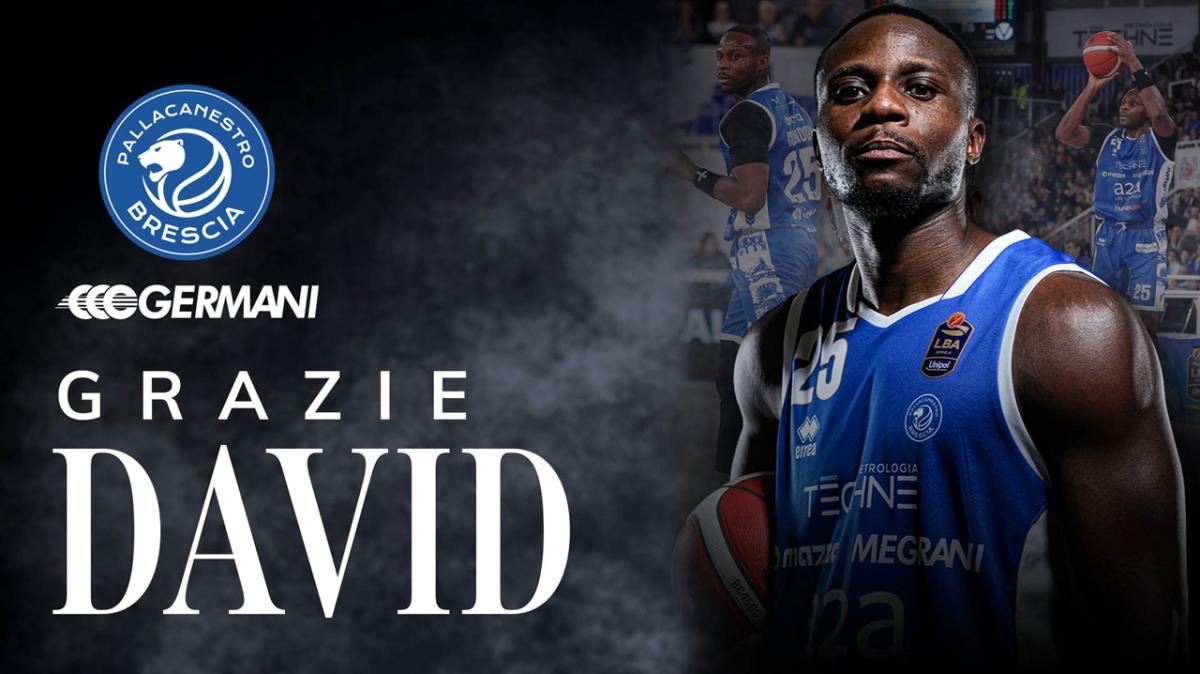 La Pallacanestro Brescia saluta e ringrazia David Cournooh