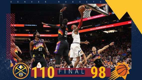 NBA - I Nuggets di Nikola Jokic si vendicano sui Suns