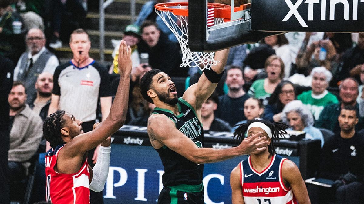 Tatum e Queta trascinano Boston: Wizards ricacciati a -30 al TD Garden