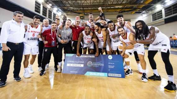 BCL - Benfica, avversario portoghese nel girone per la Bertram Derthona