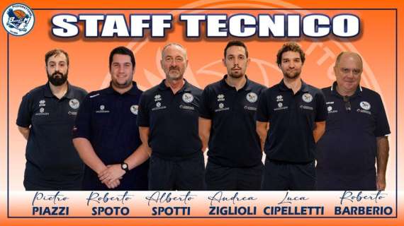 Serie B - Mazzoleni Pizzighettone: confermato lo staff tecnico al completo