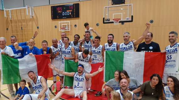 Mondiali di Maxibasket: medaglia d’oro per la Over 40 FIMBA Italia