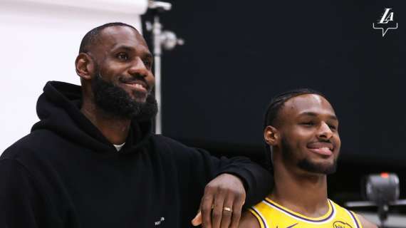 NBA - LeBron James su Bronny: "Lavorare insieme al figlio una delle cose più belle"