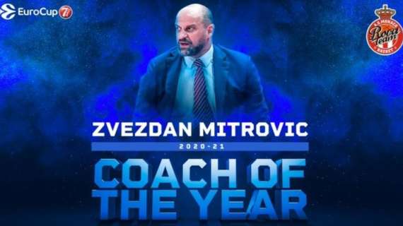 EuroCup - Zvezdan Mitrovic è il miglior coach della stagione