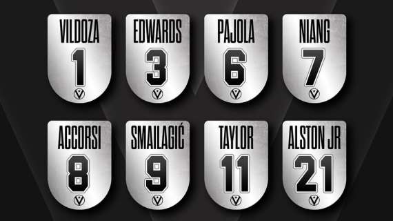 Virtus Bologna, ecco i numeri di maglia per la stagione 2025/26