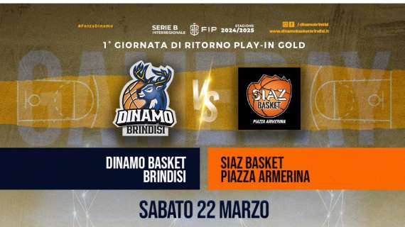 Serie B - Al PalaMelfi la Dinamo Brindisi sfida Piazza Armerina