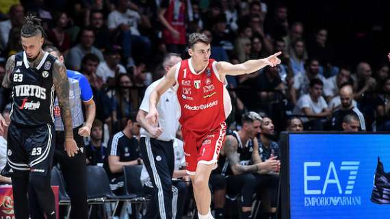 LBA Supercoppa | Neno Dimitrijevic è l'MVP: il premio al play dell'Olimpia Milano