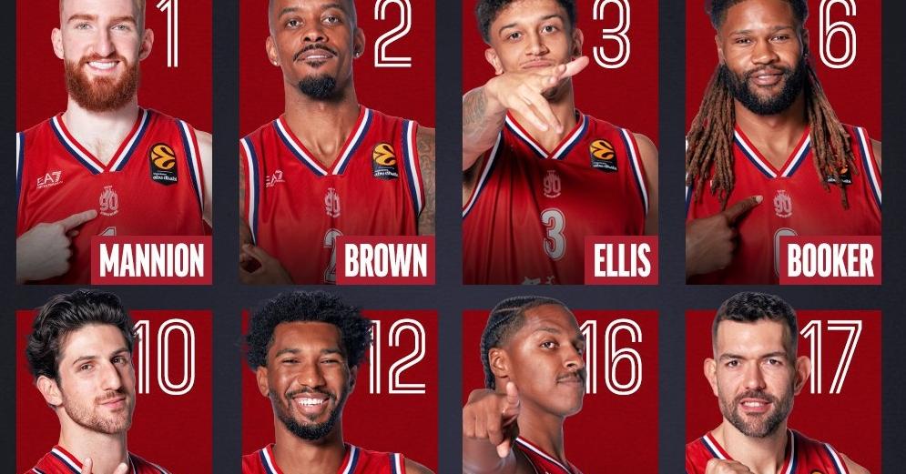 Ufficiale: Olimpia Milano, i 12 di Messina. Dentro Brown e Shields, fuori...