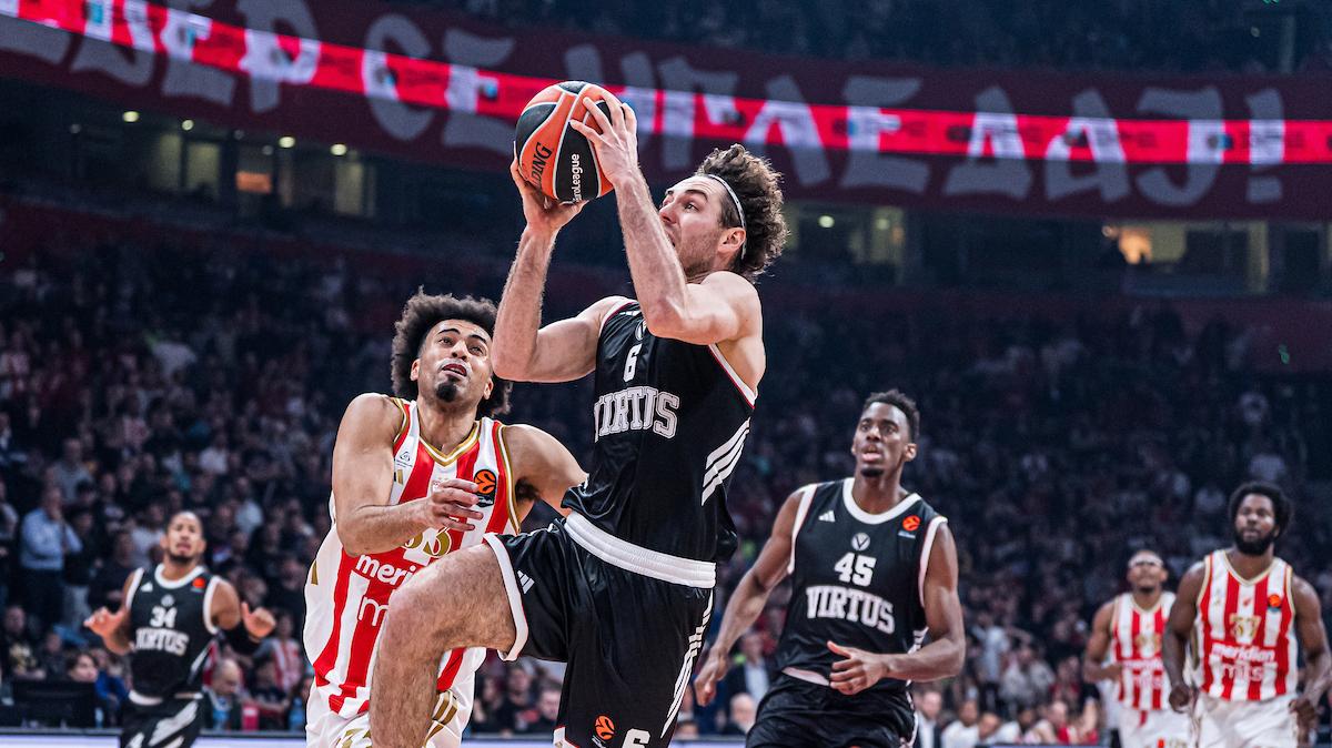 LIVE | Stella Rossa vs Virtus Bologna: diretta (86-81 con 2:08 da giocare, 4Q)