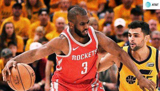 NBA - I Rockets allungano sui Jazz con un Chris Paul stellare