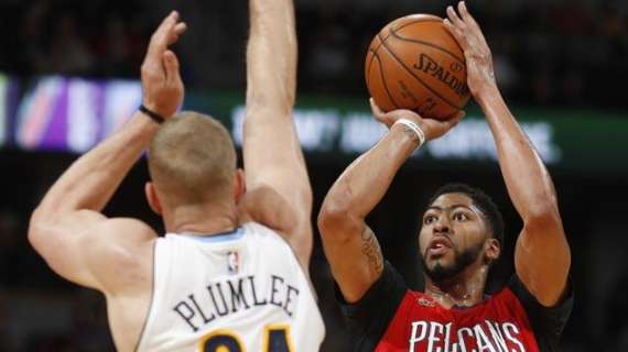 NBA - Davis e i Pelicans piazzano il colpaccio a Denver