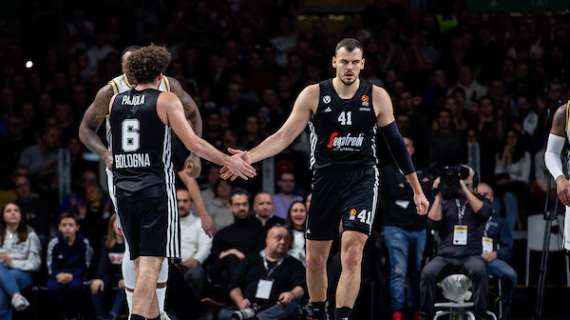 Virtus Bologna senza Ante Zizic contro il Panathinaikos