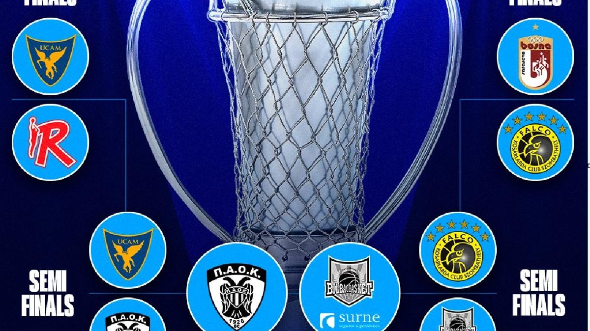 FIBA Europe Cup | La finale di andata a Salonicco: PAOK vs Bilbao