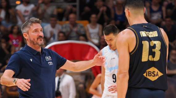 Italia: Pozzecco commenta la vittoria sull'Argentina e attende Gallinari