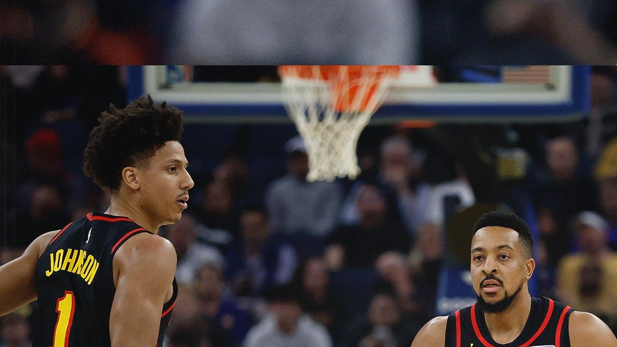 Curry parte forte ma Atlanta spegne il Chase Center con le triple di Luke Kennard