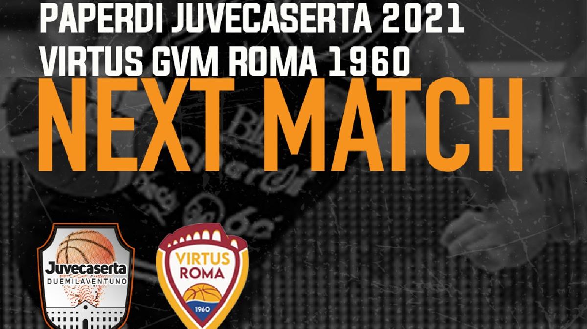Serie B - Paperdi Caserta, mercoledì al PalaPiccolo arriva la Virtus Roma