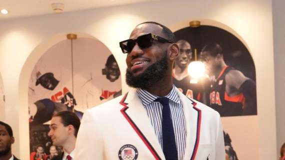 LeBron James primo cestista portabandiera alle Olimpiadi