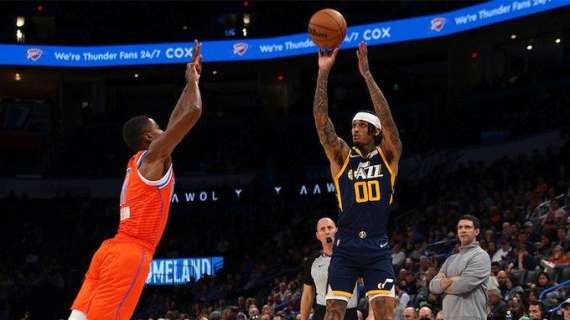 NBA - Sudata vittoria degli Utah Jazz in casa degli Oklahoma City Thunder