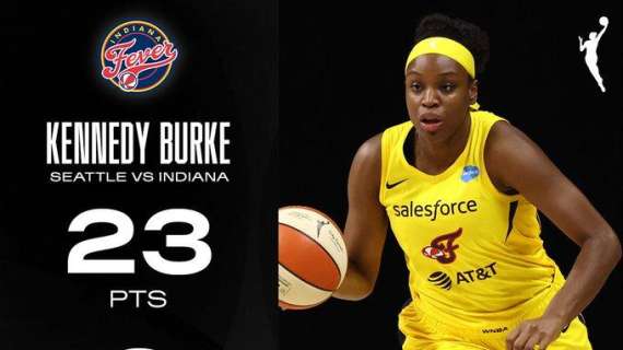 WNBA - Impresa Fever nel segno della sassarese Burke; Las Vegas riduce le distanze